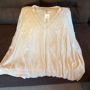 A New Day OSFM ivory light weight V neck sweater
